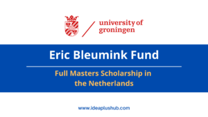 Read more about the article Eric Bleumink Fund | Full Scholarship in the Netherlands