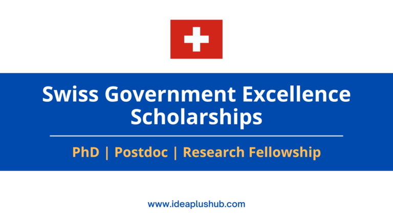 Swiss Government Excellence Scholarships