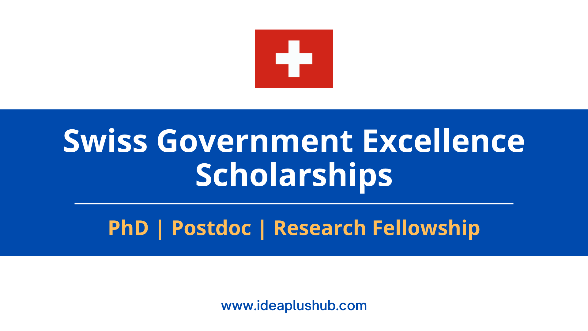 Read more about the article Swiss Government Excellence Scholarships