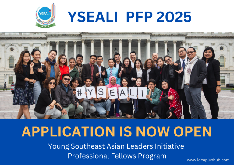 Young Southeast Asian Leaders Initiative Professional Fellows Program (YSEALI PFP) 2025